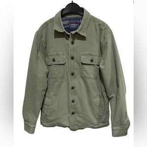 FAHERTY BRAND  Blanket Lined CPO Green Size Medium *flaw*